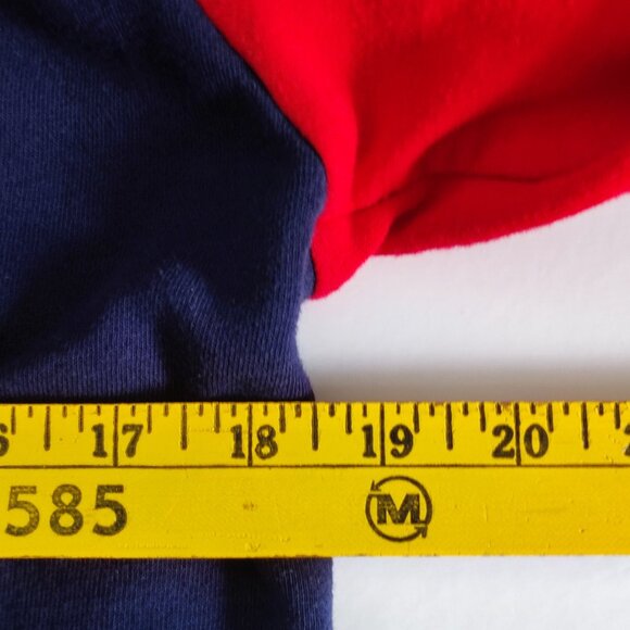 Fila extra long hoodie blue and red with graphic women's youth size XXL (18-20) - Picture 8 of 9